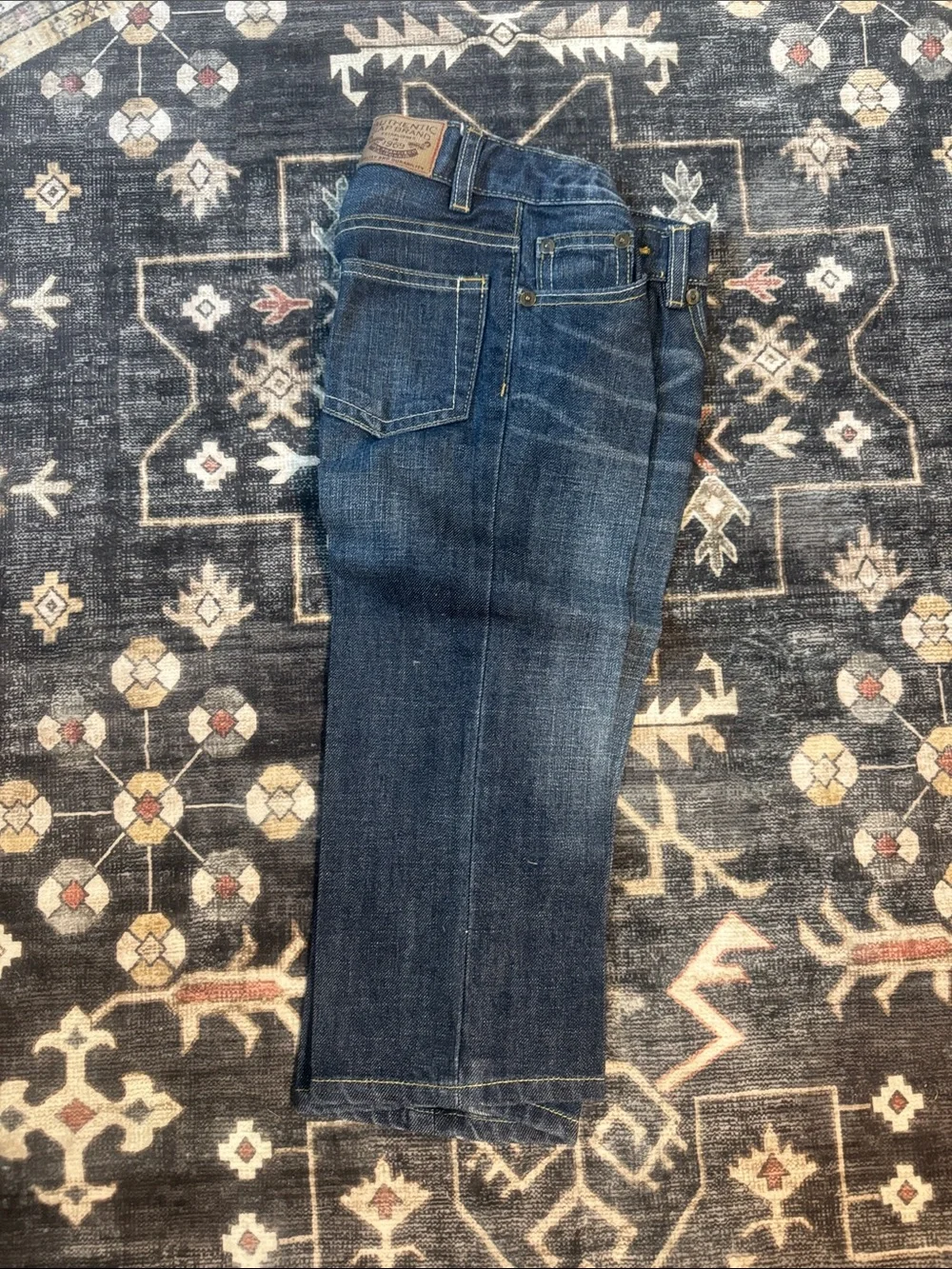 GAP Straight Leg Dark Blue Denim Jeans